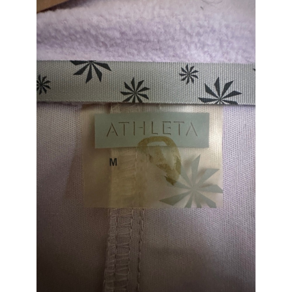 Athleta Lilac Paisley Print Zip Up Jacket Women's‎ Medium NWOT - Picture 12 of 16
